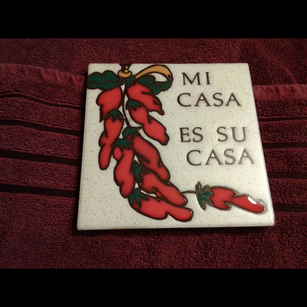 Red Pepper Mi Casa Su Casa Ceramic Tile